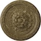 Ekena Millwork Palmetto Ceiling Medallion, Hand-Painted Mississippi Mud Crackle, 11 1/2"OD x 1"P CM11PAMMC - alternate 1